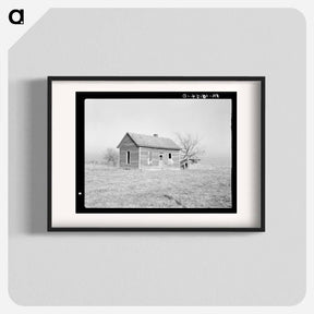 アートポスター-Abandoned Farmhouse near Ringgold, Iowa
 - ラッセル リー Poster.