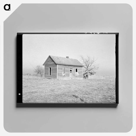 アートパネル-Abandoned Farmhouse near Ringgold, Iowa
 - ラッセル リー Canvas.