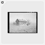 アートポストカード-Abandoned Farmhouse near Ringgold, Iowa
 - ラッセル リー Postcard.