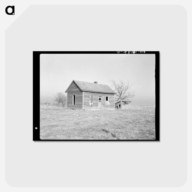 アートポストカード-Abandoned Farmhouse near Ringgold, Iowa
 - ラッセル リー Postcard.