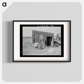 アートポスター-Tarpaper Dwelling, Gemmel, Minnesota
 - ラッセル リー Poster.
