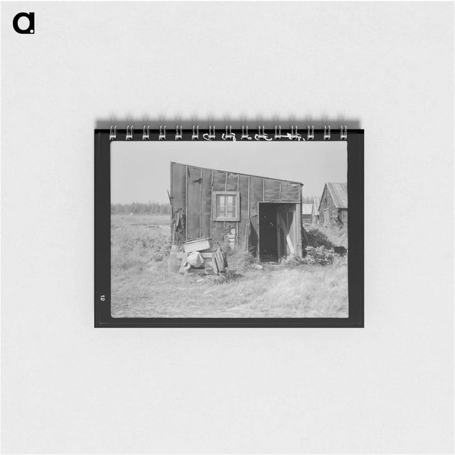 アートメモ帳-Tarpaper Dwelling, Gemmel, Minnesota
 - ラッセル リー Memo.