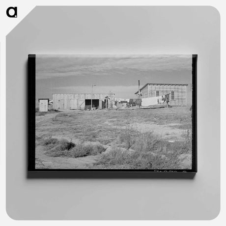 アートパネル-Farmstead, Black Canyon Project
 - ラッセル リー Canvas.
