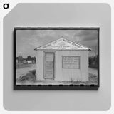 アートパネル-Sign, Coolidge, Arizona
 - ラッセル リー Canvas.