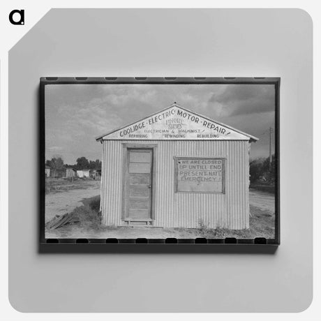 アートパネル-Sign, Coolidge, Arizona
 - ラッセル リー Canvas.