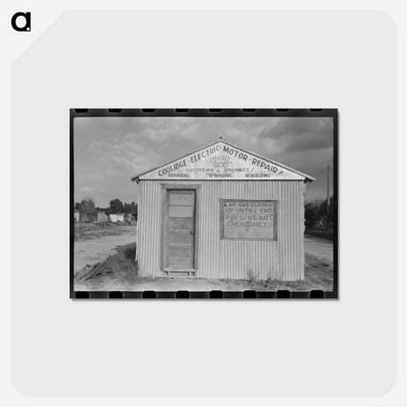 アートポストカード-Sign, Coolidge, Arizona
 - ラッセル リー Postcard.