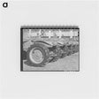 アートメモ帳-Tractors at Farm Equipment Warehouse, Oklahoma City
 - ラッセル リー Memo.