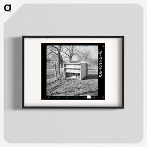 アートポスター-Overturned Privy, Posey County, Indiana
 - ラッセル リー Poster.