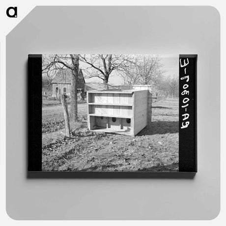 アートパネル-Overturned Privy, Posey County, Indiana
 - ラッセル リー Canvas.