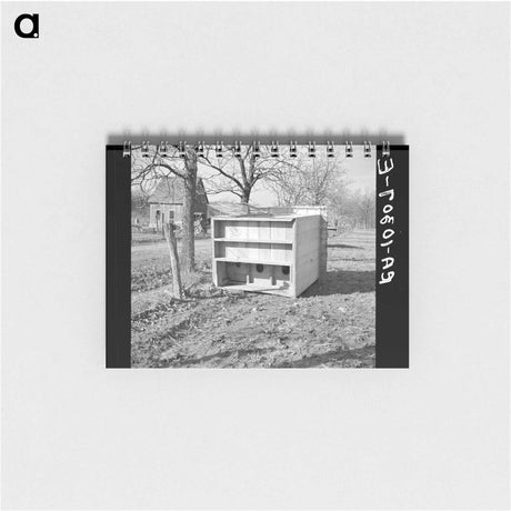 アートメモ帳-Overturned Privy, Posey County, Indiana
 - ラッセル リー Memo.