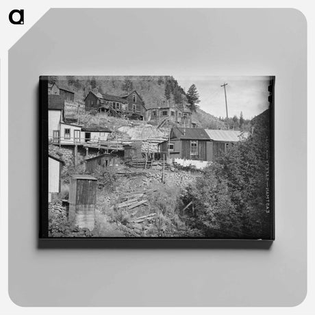 アートパネル-Houses at Ophir, Colorado
 - ラッセル リー Canvas.