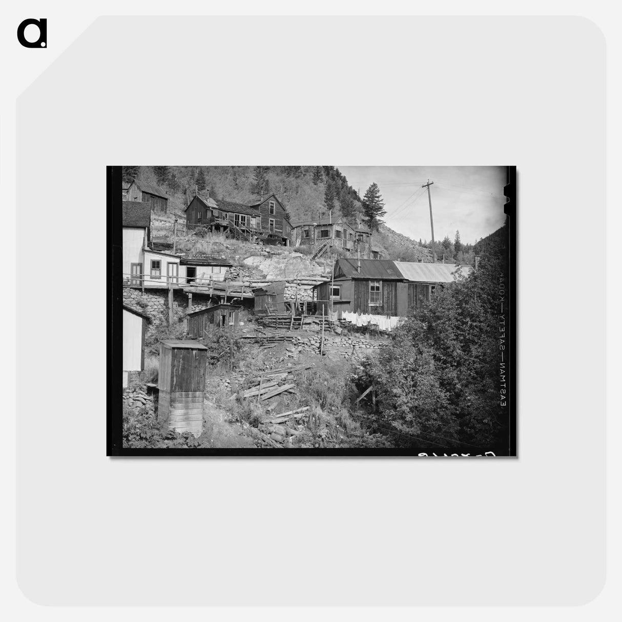 アートポストカード-Houses at Ophir, Colorado
 - ラッセル リー Postcard.
