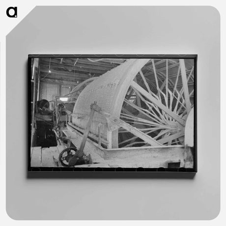 アートパネル-Rotary Vacuum Filter, Mogollon Gold Mine
 - ラッセル リー Canvas.