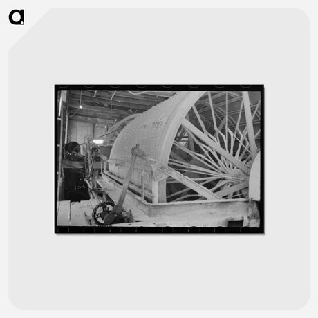 アートポストカード-Rotary Vacuum Filter, Mogollon Gold Mine
 - ラッセル リー Postcard.