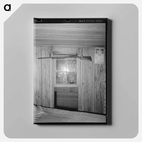 アートパネル-Shotgun Display in Cajun Farmhouse Bedroom
 - ラッセル リー Canvas.