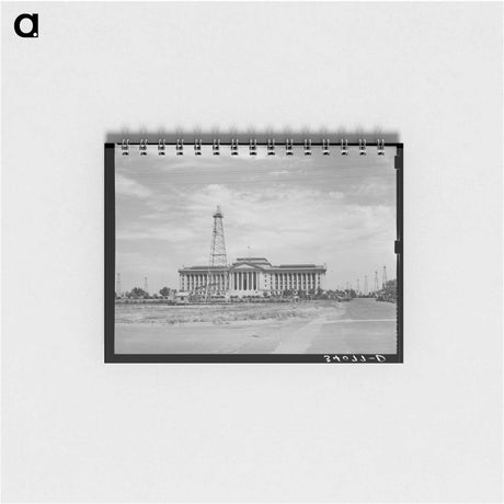 アートメモ帳-Capitol of Oklahoma with Surrounding Derricks, Oklahoma City
 - ラッセル リー Memo.