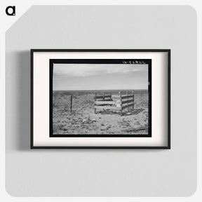 アートポスター-Grave on the High Plains, Dawson County, Texas
 - ラッセル リー Poster.