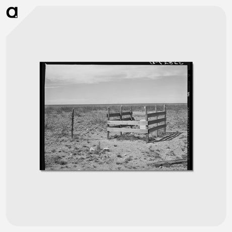 アートポストカード-Grave on the High Plains, Dawson County, Texas
 - ラッセル リー Postcard.