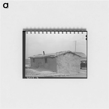 アートメモ帳-Sod House of the Schoenfeldts, Sheridan County, Kansas
 - ラッセル リー Memo.
