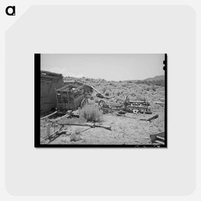 アートポストカード-Equipment of a Spanish-American Farmer, Amalia, New Mexico
 - ラッセル リー Postcard.