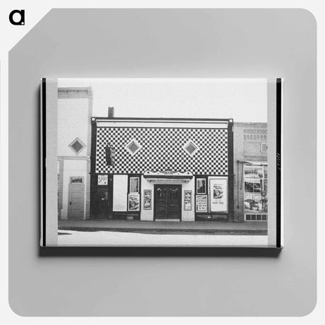 アートパネル-Theatre, Stanley, North Dakota
 - ラッセル リー Canvas.