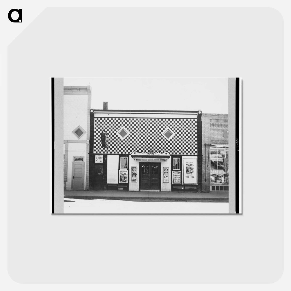 アートポストカード-Theatre, Stanley, North Dakota
 - ラッセル リー Postcard.