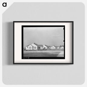 アートポスター-Types of Houses, Lake Dick Project, Arkansas
 - ラッセル リー Poster.