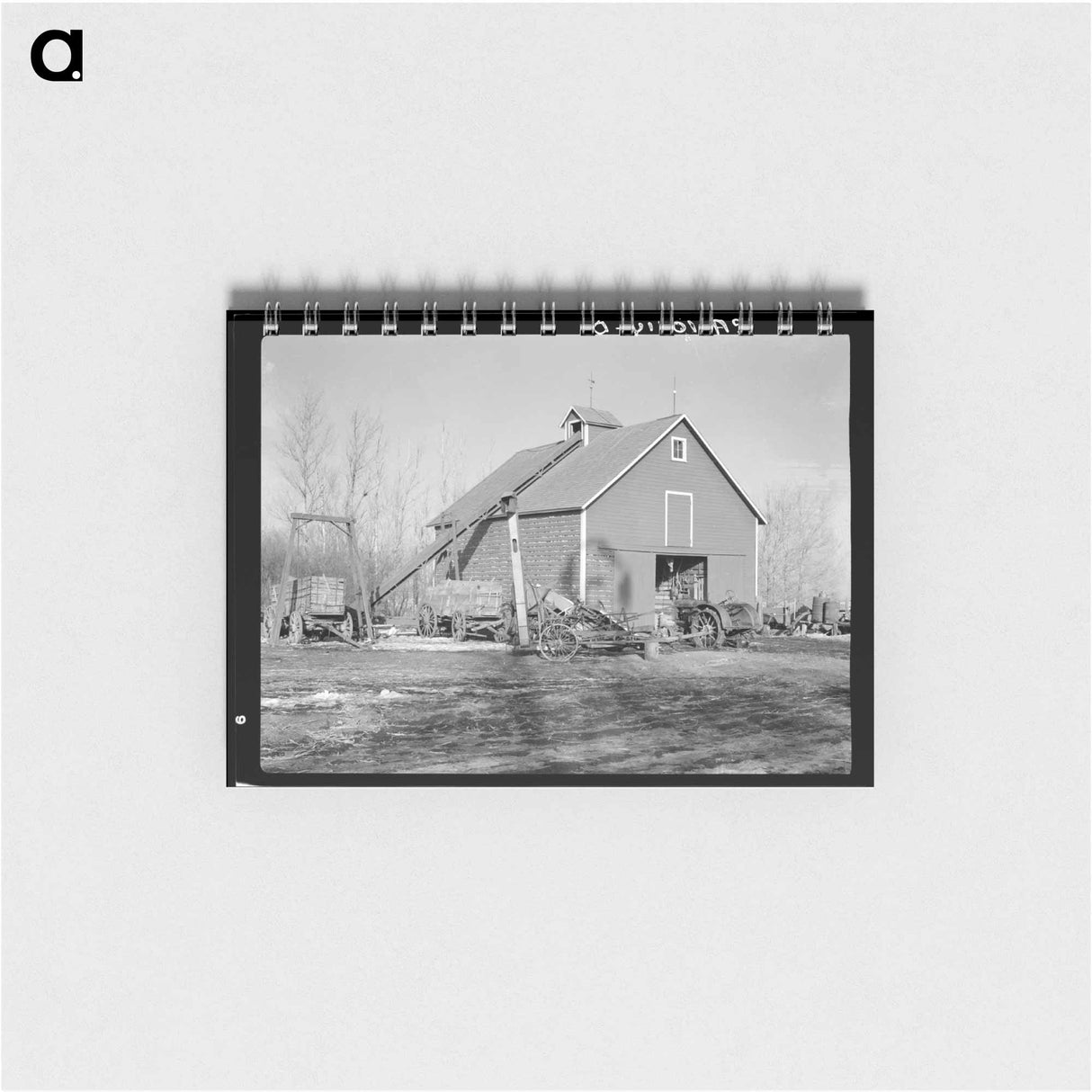 アートメモ帳-Corn Crib on the G.H. West Farm
 - ラッセル リー Memo.