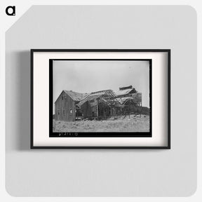 アートポスター-Remains of Abandoned Sugar Mill Near Gibson, Louisiana
 - ラッセル リー Poster.