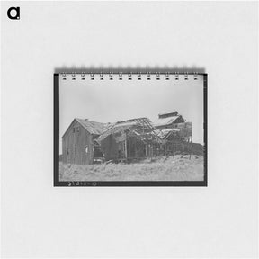 アートメモ帳-Remains of Abandoned Sugar Mill Near Gibson, Louisiana
 - ラッセル リー Memo.