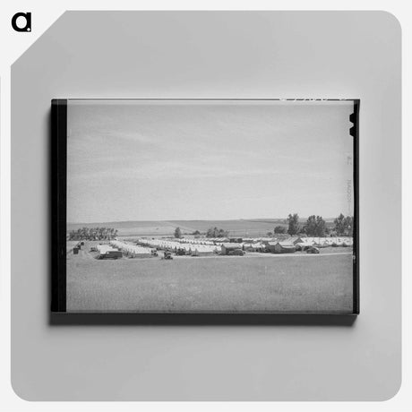 アートパネル-FSA Migratory Labor Camp, Athena, Oregon
 - ラッセル リー Canvas.