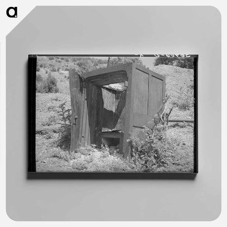 アートパネル-Remains of Old Safe, Georgetown, New Mexico
 - ラッセル リー Canvas.