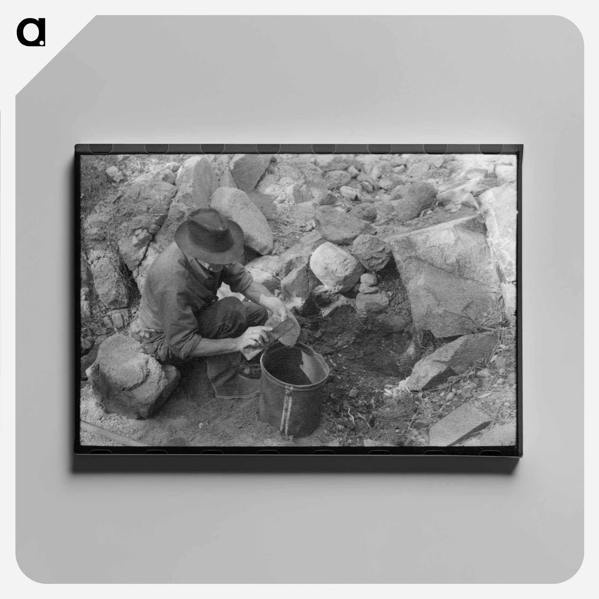 アートパネル-Prospector Sampling, Pinos Altos, New Mexico
 - ラッセル リー Canvas.