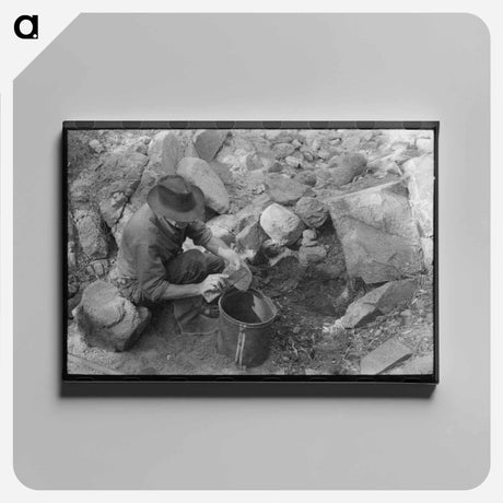 アートパネル-Prospector Sampling, Pinos Altos, New Mexico
 - ラッセル リー Canvas.