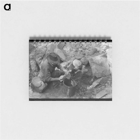 アートメモ帳-Prospector Sampling, Pinos Altos, New Mexico
 - ラッセル リー Memo.