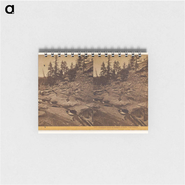 アートメモ帳-Yosemite Creek at Summit of Falls
 - エドワード マイブリッジ Memo.