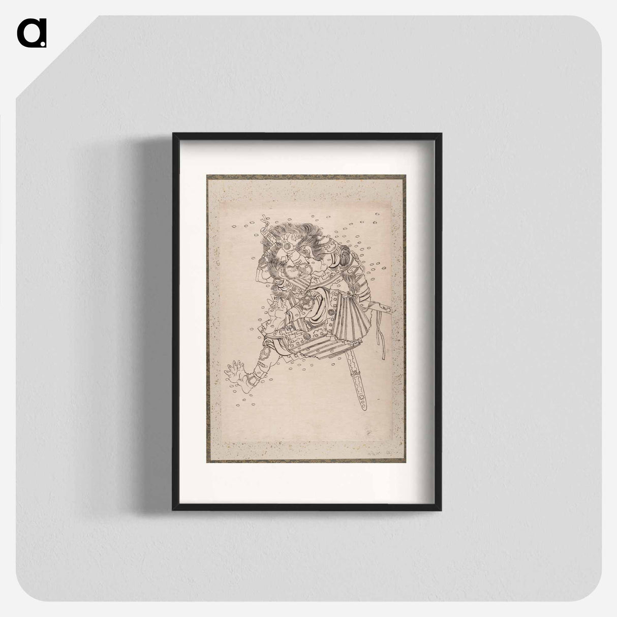 Katsushika Hokusai's samurai, Album of Sketches - Katsushika Hokusai Poster.