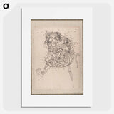 Katsushika Hokusai's samurai, Album of Sketches - Katsushika Hokusai Poster.