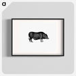 アートポスター-Pig from On the Domesticated Animals of the British Islands
 - 大英図書館 Poster.