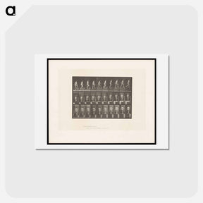 アートポストカード-Naked Man Ascending
 - エドワード マイブリッジ Postcard.