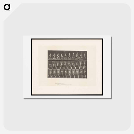 アートポストカード-Naked Man Ascending
 - エドワード マイブリッジ Postcard.