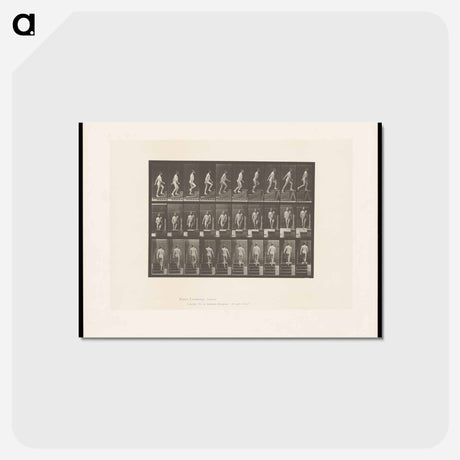 アートポストカード-Naked Man Ascending
 - エドワード マイブリッジ Postcard.