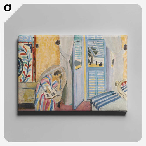 Woman With a Book - アンリ マティス Canvas.