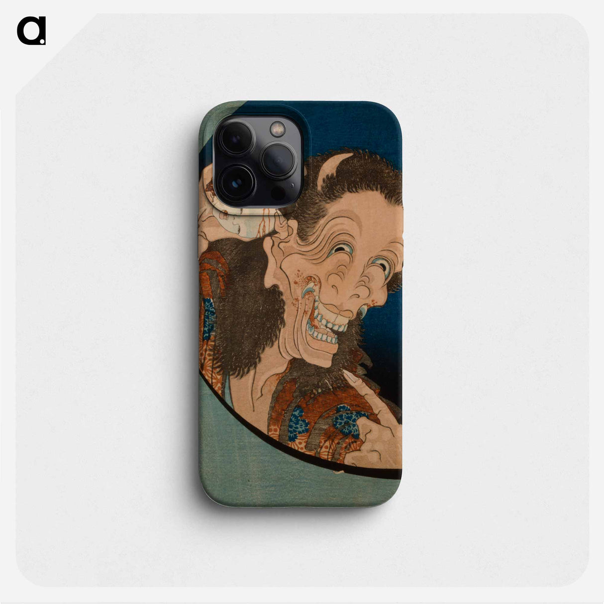 Hokusai's Laughing Demoness - 葛飾 北斎 Phone Case.