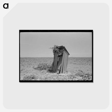 アートポストカード-Sharecropper's Privy
 - ラッセル リー Postcard.