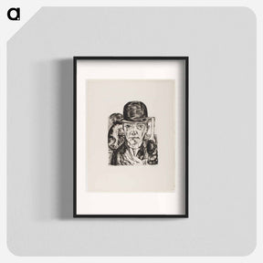 アートポスター-Self-Portrait in Bowler Hat
 - セントルイス美術館 Poster.
