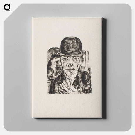 アートパネル-Self-Portrait in Bowler Hat
 - セントルイス美術館 Canvas.