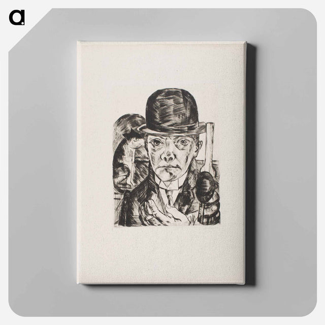 アートパネル-Self-Portrait in Bowler Hat
 - セントルイス美術館 Canvas.