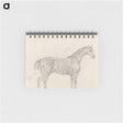 アートメモ帳-Horse Standing, Side View Facing Right
 - イェール大学アートギャラリー Memo.