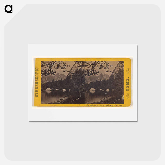 アートポストカード-On the Merced, Yosemite Valley
 - エドワード マイブリッジ Postcard.